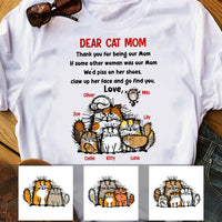 Personalized Dear Cat Dad Mom  T Shirt OB281 30O53 thumb 1