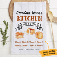 Personalized Grandma Kitchen Love Baked Towel DB121 30O57 thumb 1