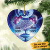 Personalized Butterfly Memorial Mom Dad Heart Ornament SB71 87O36 1