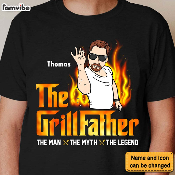 Personalized Gift For Grill Dad Shirt - Hoodie - Sweatshirt 26141 1