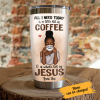 Personalized BWA Coffee Jesus Steel Tumbler AG273 85O58 thumb 1