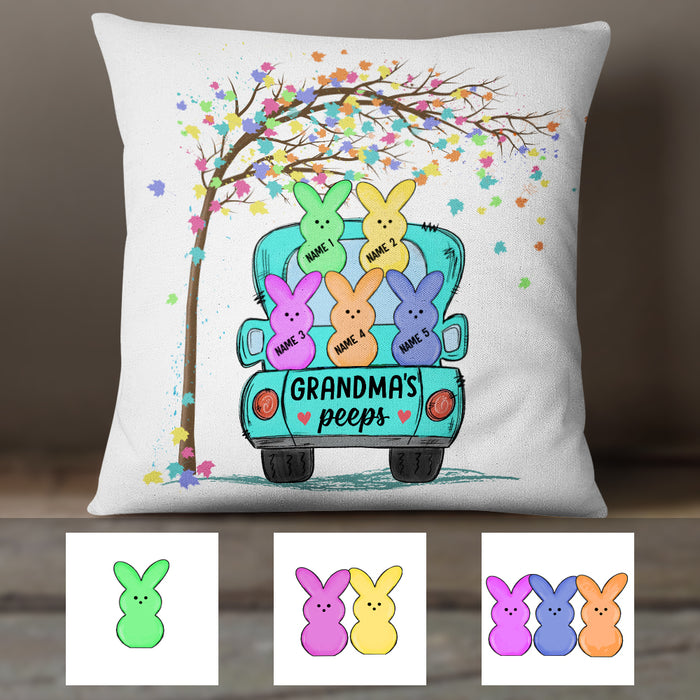 Personalized Grandma Peeps Easter Pillow FB61 81O57 (Insert Included) 1