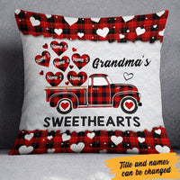 Personalized Grandma Sweethearts Truck Pillow FB241 67O60 thumb 1