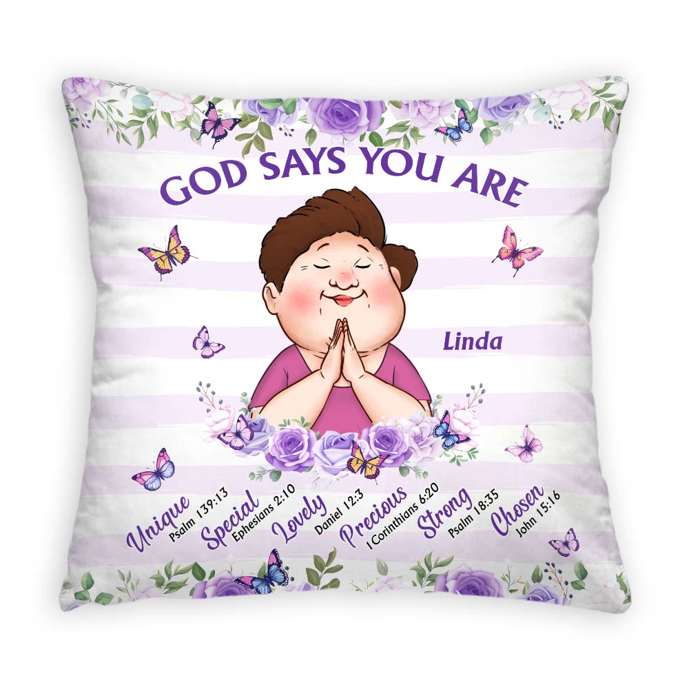 Personalized Gifts For Grandma God Says You Are Pillow 31481 Primary Mockup