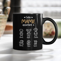 Personalized Papy Mamie French Grandma Grandpa Belongs Mug AP913 30O57 thumb 1