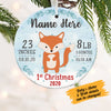 Personalized Baby First Christmas  Ornament NB32 95O58 1