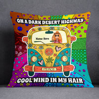 Personalized Hippie Girl Pillow DB13 87O53 thumb 1