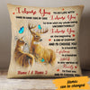 Personalized Couple Deer Hunting Pillow MR82 30O60 (Insert Included) 1