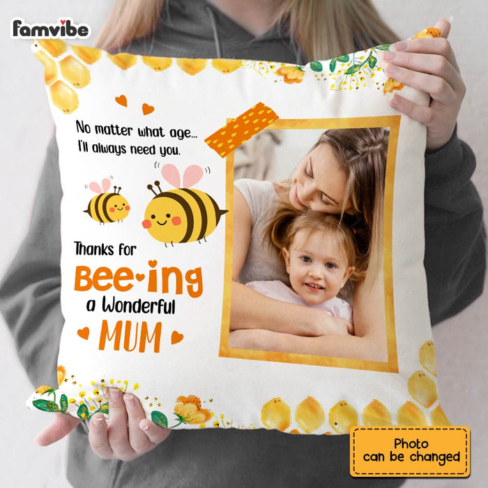 Personalized Mom Sending Love Photo Pillow AP61 28O28 1