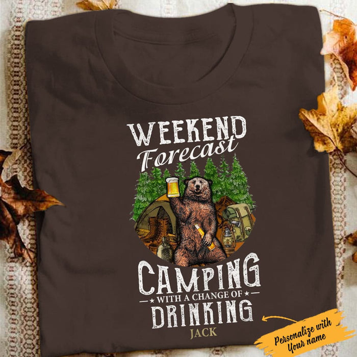 Personalized Camping Bear T Shirt JN51 67O65 1