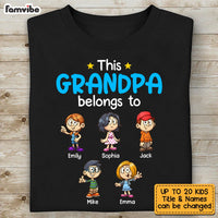 Personalized This Grandpa Belongs Shirt - Hoodie - Sweatshirt OB254 36O53 thumb 1