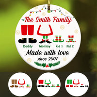 Personalized Family Christmas Ornament OB83 85O34 thumb 1