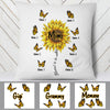 Personalized Mom Grandma Sunflower Pillow MR262 30O60 (Insert Included) 1