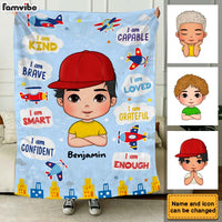 Personalized Gift For Grandson I Am Kind Blanket 32031 thumb 1