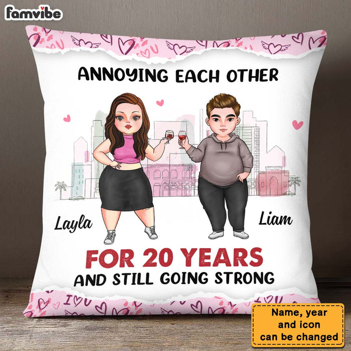 Personalized Couple Annoying Each Other Pillow 22715 1