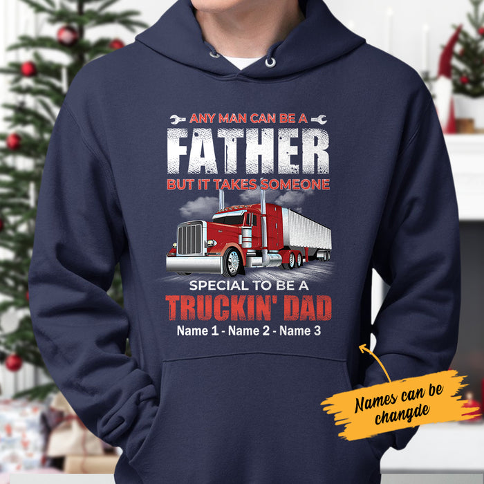 Personalized Dad Trucker Hoodie NB303 87O34 1