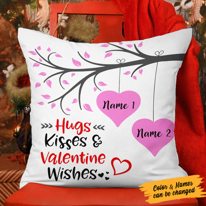 Personalized Couple Valentine Wishes Pillow DB91 67O53 (Insert Included) 1