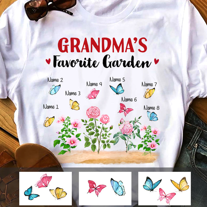 Personalized Grandma Favorite Garden T Shirt MY101 95O47 1