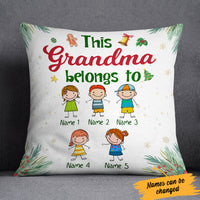 Personalized Grandma Christmas Pillow NB103 81O34 thumb 1