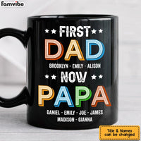 Personalized Gift For Grandpa First Dad Now Papa Mug 32043 thumb 1