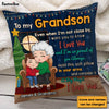 Personalized Gift For Grandson Grandma Hugging Pillow 30513 1