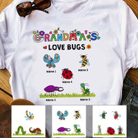 Personalized Grandma Love Bugs T Shirt OB141 85O58 thumb 1