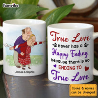 Personalized Couple Gift There Is No Ending To True Love Mug 31235 thumb 1