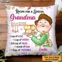 Personalized Gift Recipe For A Grandma Baking Pillow 31622 thumb 1
