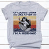 Beach Mermaid White T Shirt JN275 85O57 1
