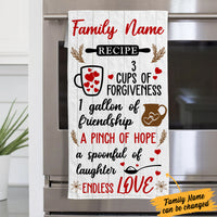 Personalized Family Recipe Kitchen Towel DB141 67O36 thumb 1