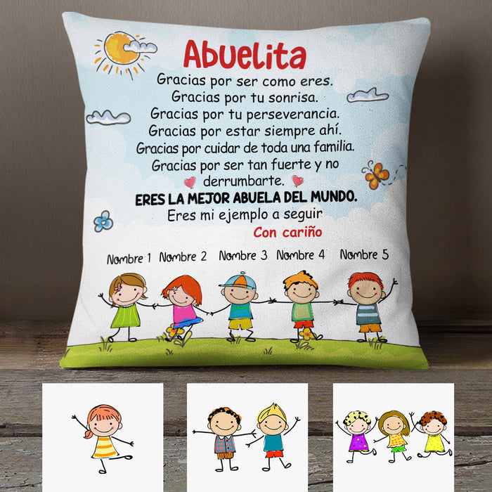 Personalized Grandma Abuela Gracias Spanish Pillow AP282 30O34 1