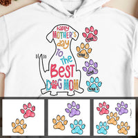 Personalized The Best Dog Mom Grandma Hoodie MR101 65O36 thumb 1