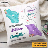 Personalized Daughter Long Distance Pillow AG91 85O47 thumb 1