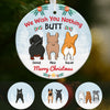 Personalized Nothing Butt Dog Christmas  Ornament OB121 85O47 1