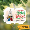 Personalized Besties Forever Christmas MDF Ornament NB52 30O60 1