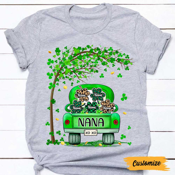 Personalized Grandma Patrick's Day T Shirt FB141 26O47 1
