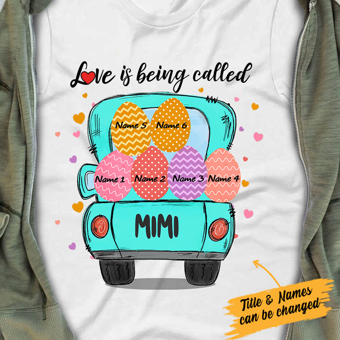 Personalized Grandma Easter Eggs T Shirt FB192 30O34 1