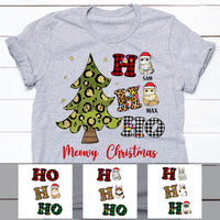 Personalized Ho Ho Ho Cat Christmas  T Shirt OB311 65O57 thumb 1