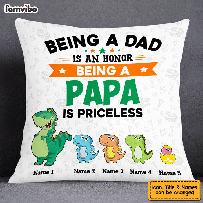 Personalized Love Dad Grandpa Pillow JR132 26O53 1