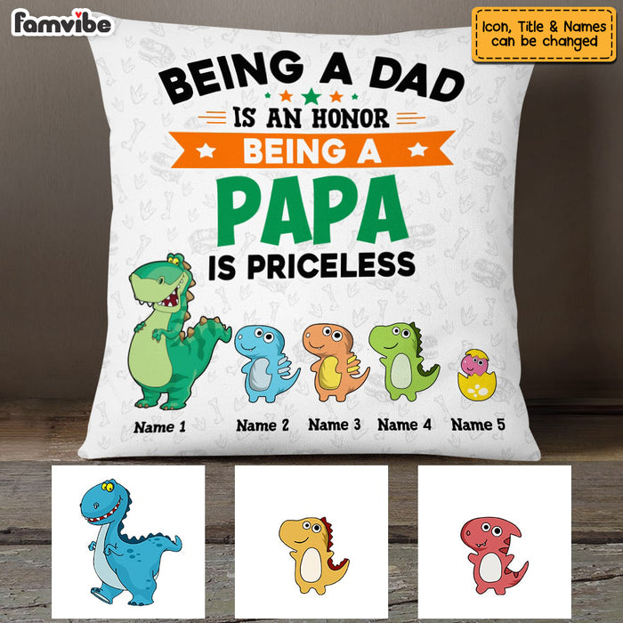 Personalized Love Dad Grandpa Pillow JR132 26O53 1