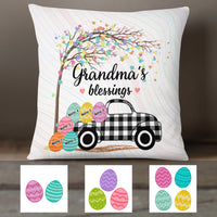 Personalized Grandma Peeps Easter Truck Pillow FB191 81O36 (Insert Included) thumb 1