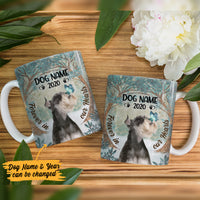 Personalized Forever In Our Hearts Schnauzer Dog Memorial Mug OB201 73O36 thumb 1