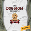 Personalized Dog Mom T Shirt JR231 73O34 1