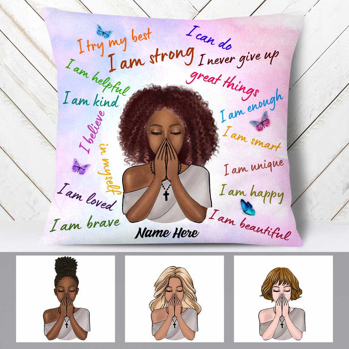 Personalized I Am BWA Pillow OB289 30O58 1