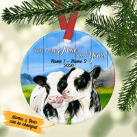 Personalized You Are Mine Cows Couple  Ornament SB151 29O53 thumb 1