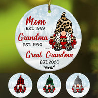 Personalized Grandma Gnome Christmas  Ornament OB91 85O53 thumb 1