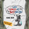 Personalized Dog Dad Happy Father's Day T Shirt AP203 87O36 1