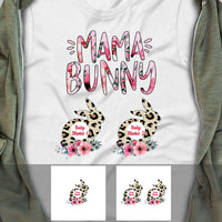 Personalized Mom Bunny Easter T Shirt FB241 95O53 thumb 1