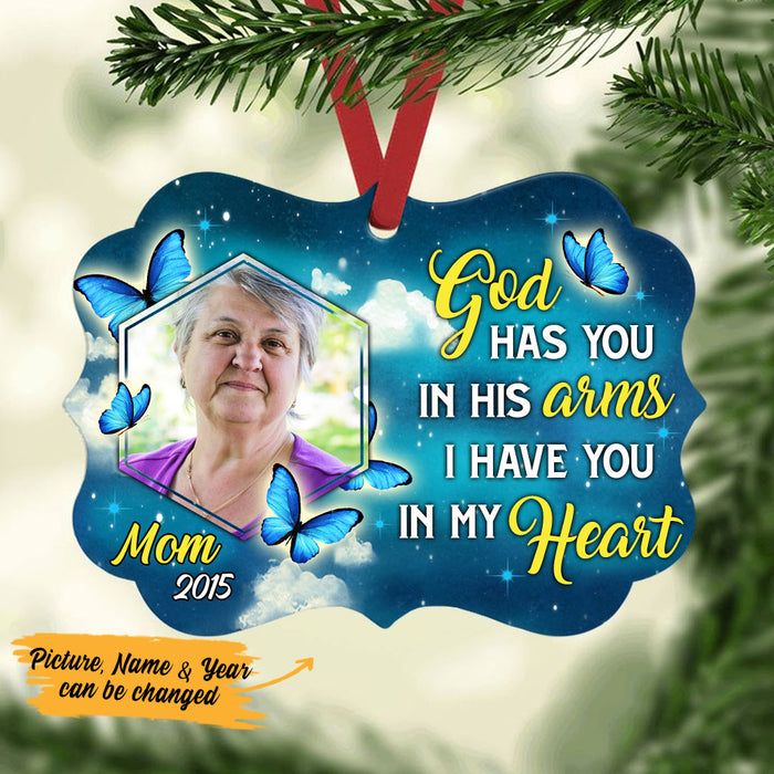 Personalized Memorial Butterfly I Have You In My Heart Benelux Ornament NB231 87O53 1