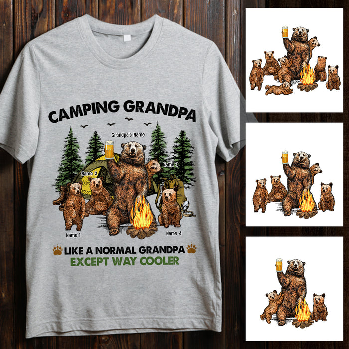 Personalized Dad Grandpa Camping T Shirt MY261 30O47 1